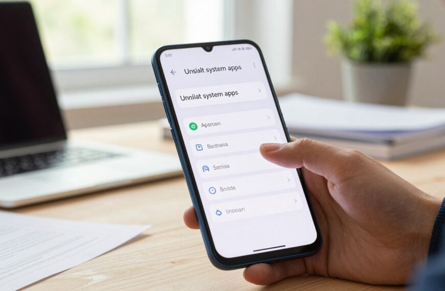 Jak odinstalować aplikacje systemowe Android – legalne metody