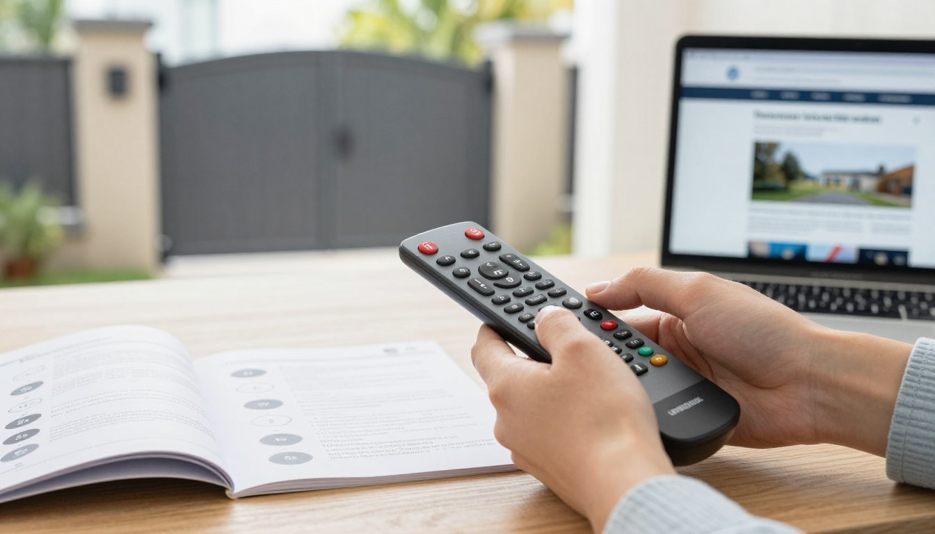 Programowanie pilota uniwersalnego do bramy – instrukcja krok po kroku